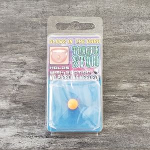 Orange GITD Complimentary Tongue Stud
